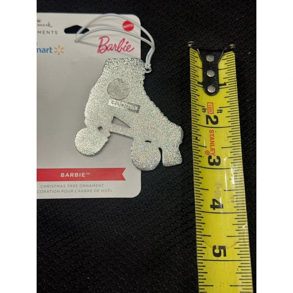 Hallmark Barbie Pink Roller Skate Metal‎ Christmas Ornament NWT Exclusive